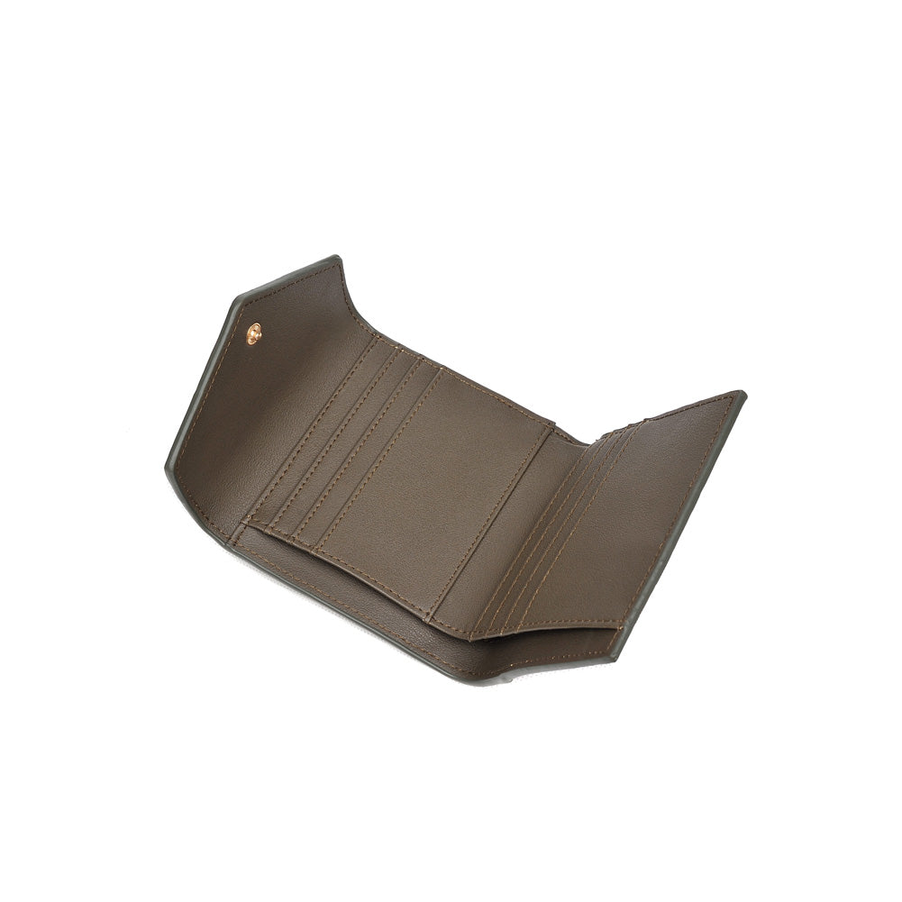 Product Image of Urban Expressions Layla Croc Wallet NA-840611154118 View 4 | Olive