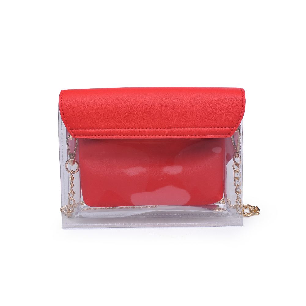 Product Image of Urban Expressions Tailgate Clutch 840611160027 View 3 | Red