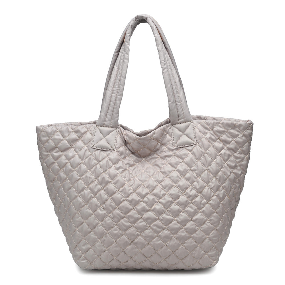 Woman wearing Natural Urban Expressions Breakaway Tote 840611148971 View 7 | Natural