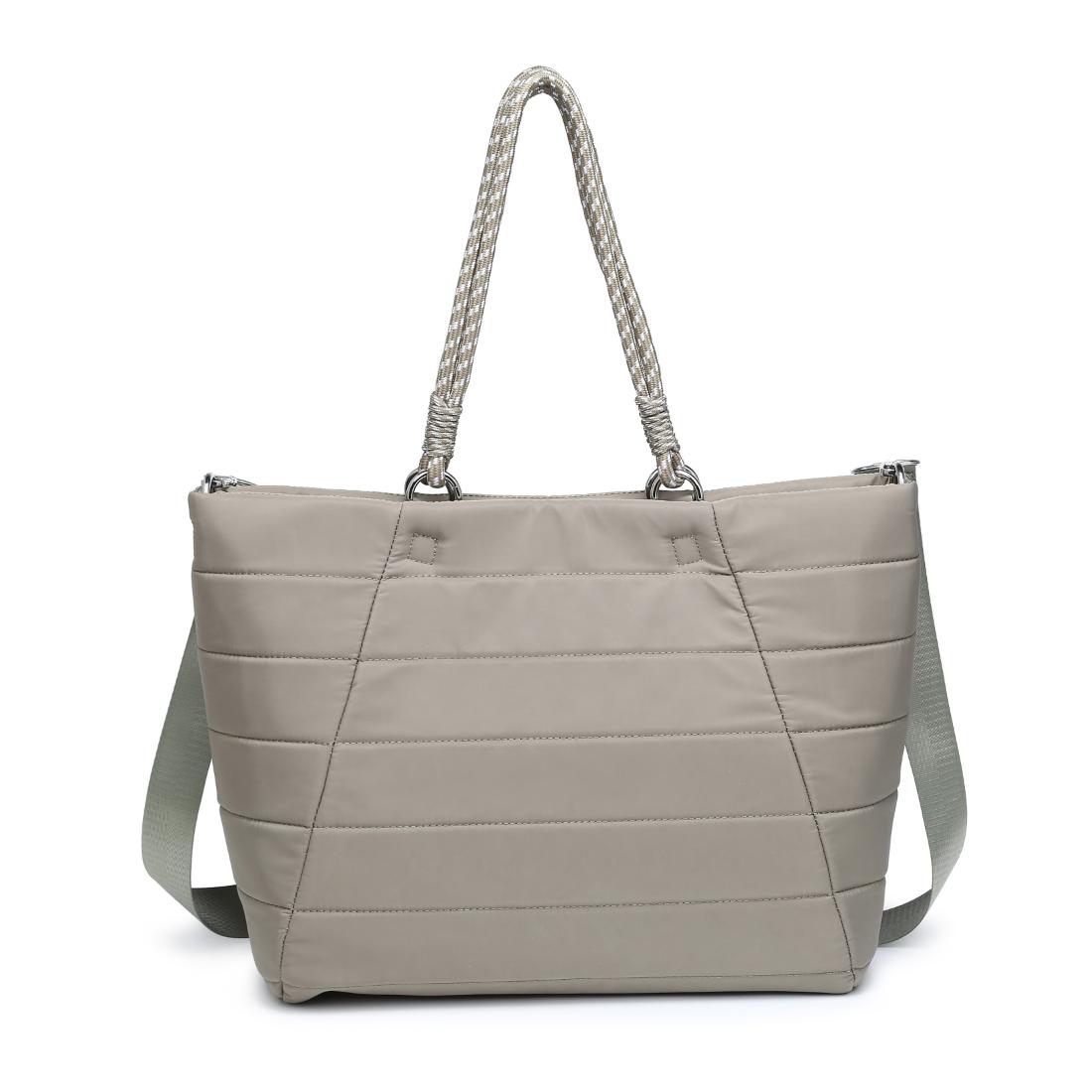 Woman wearing Sage Urban Expressions Lyla Tote 840504206139 View 5 | Sage