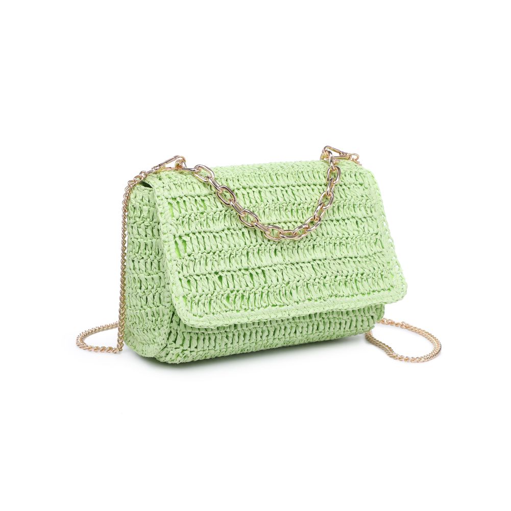 Woman wearing Pistachio Urban Expressions Catalina Crossbody 840611111319 View 6 | Pistachio