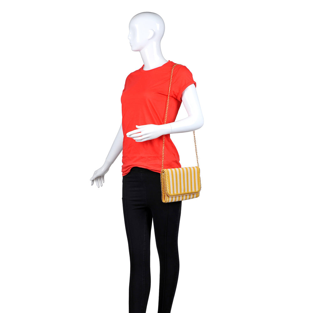 Product Image of Urban Expressions Mona Clutch NA-840611145796 View 5 | Yellow