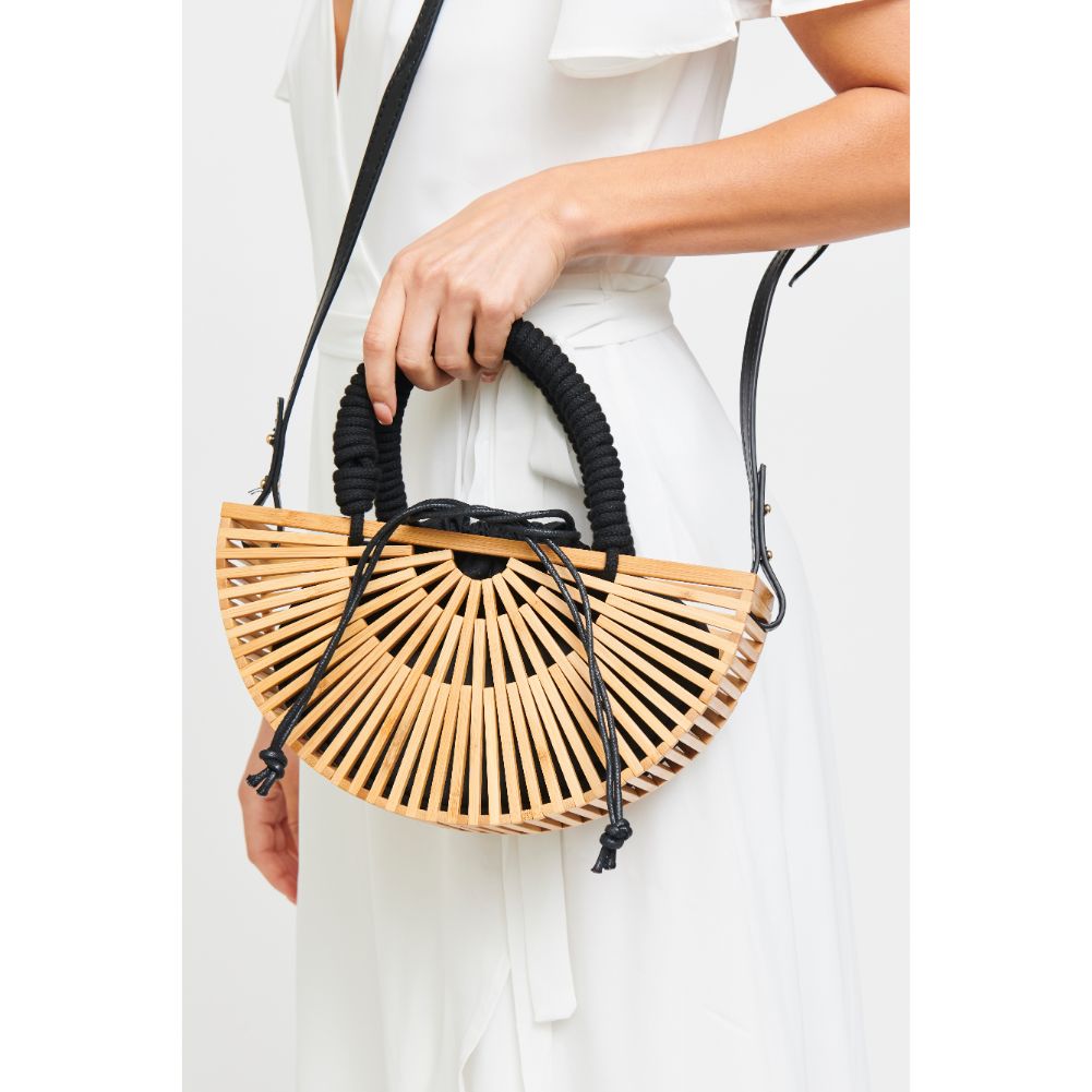 Woman wearing Natural Urban Expressions Curacao Crossbody 840611181787 View 2 | Natural
