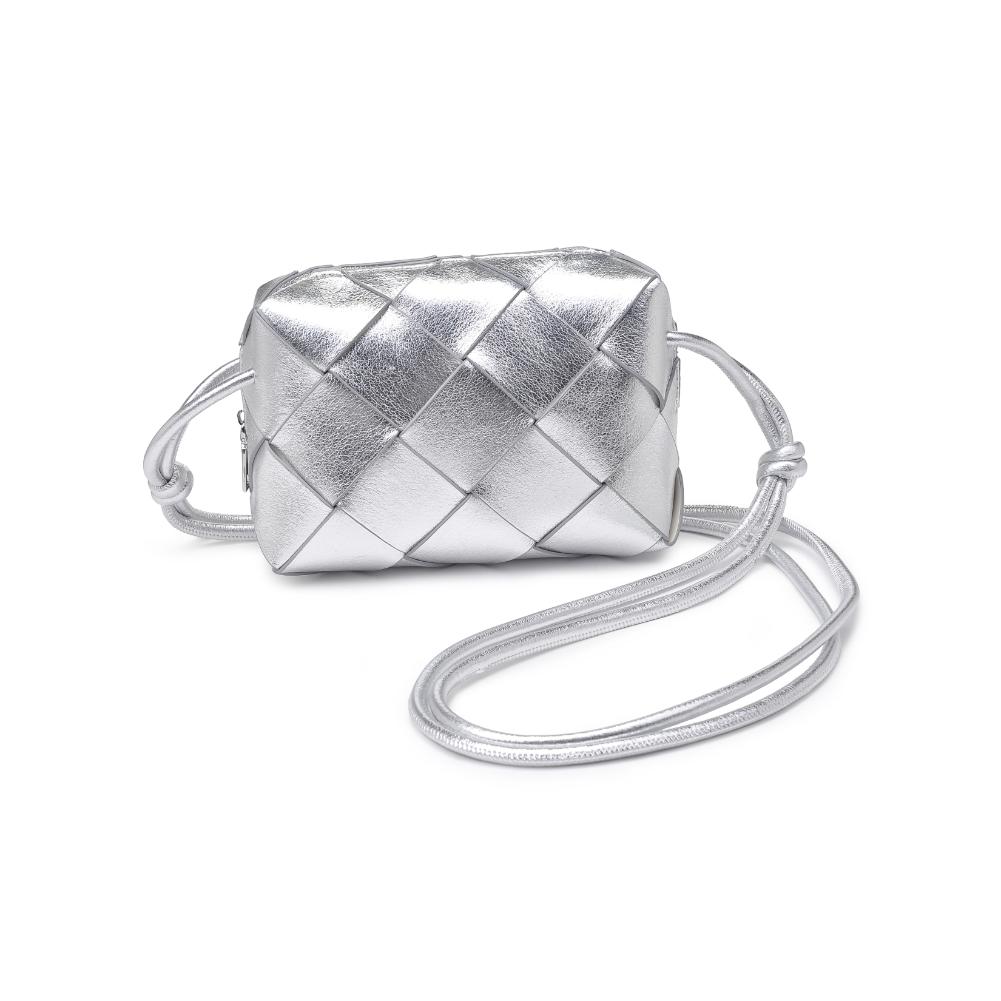 Product Image of Urban Expressions Kennedy Crossbody 840611124173 View 5 | Silver
