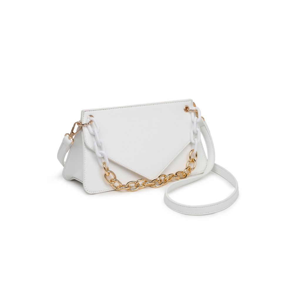 Product Image of Urban Expressions Lisette Crossbody 840611118264 View 6 | White