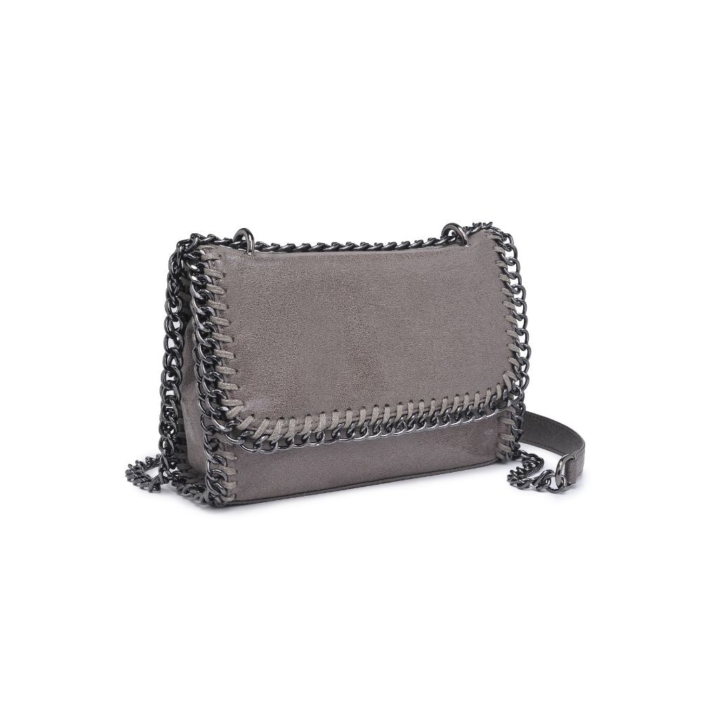 Product Image of Urban Expressions Mollie Shoulder Bag 818209012003 View 6 | Gunmetal