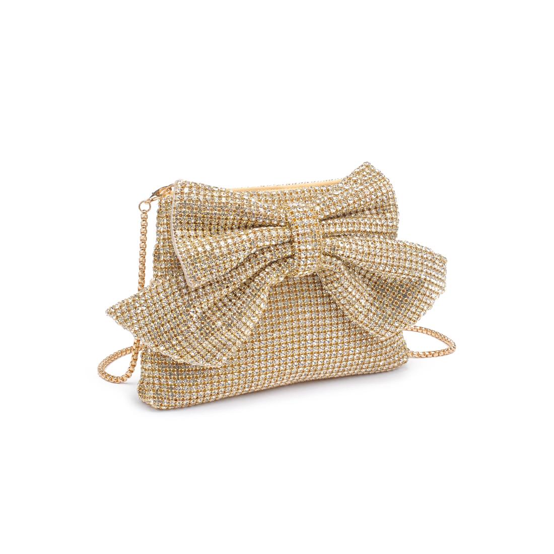 Product Image of Urban Expressions Gretchen Evening Bag 840611156372 View 6 | Gold