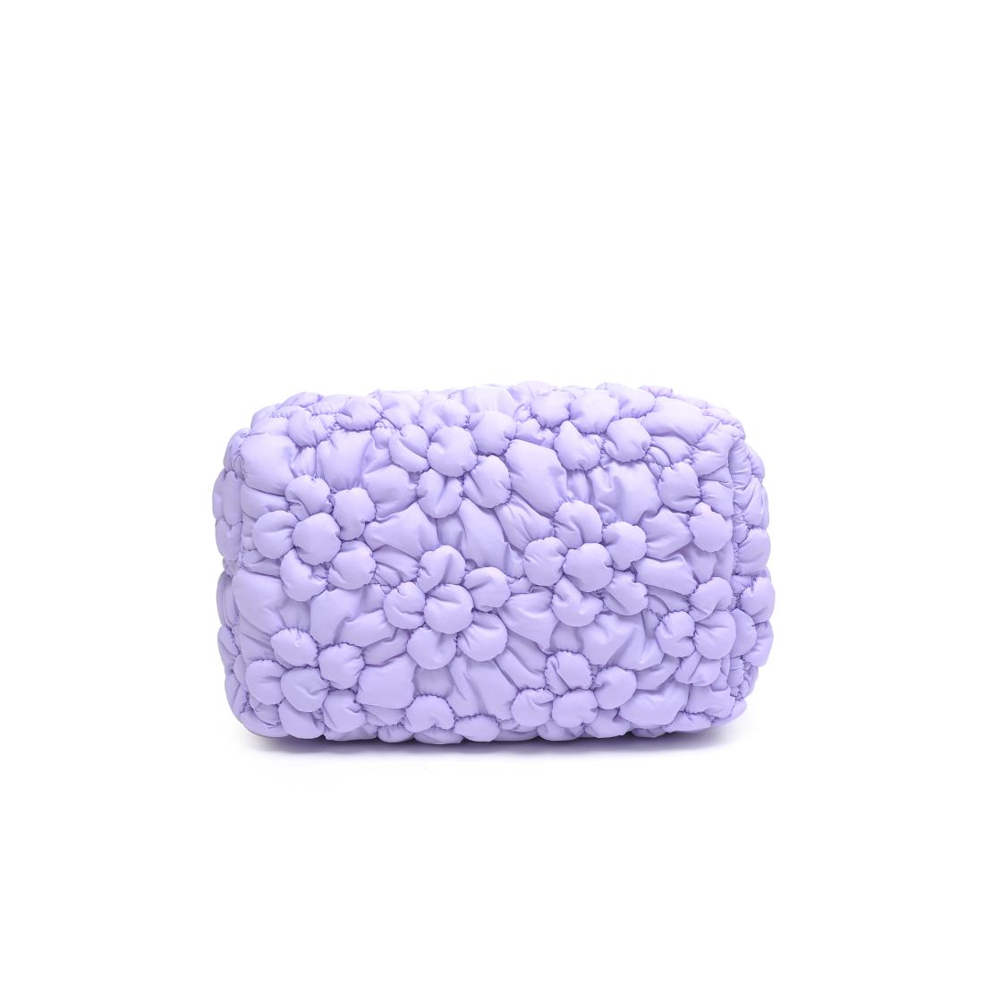 Urban Essentials Flora Pop - Nylon Cosmetic & Travel Organizer Pouch 840611144218 View 5 | Lilac