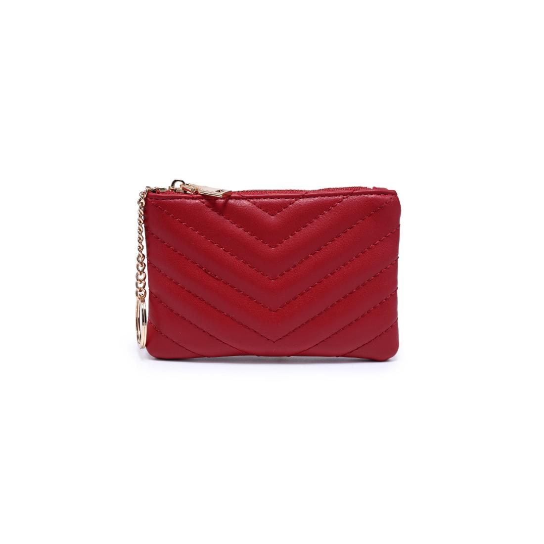 Woman wearing Red Urban Expressions Mackenzie Wallet 840504203848 View 5 | Red
