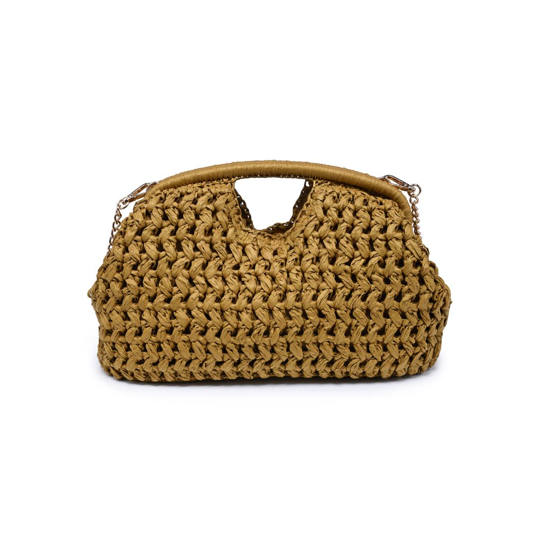 Woman wearing Mustard Urban Expressions Abigail Crossbody 840504204111 View 7 | Mustard