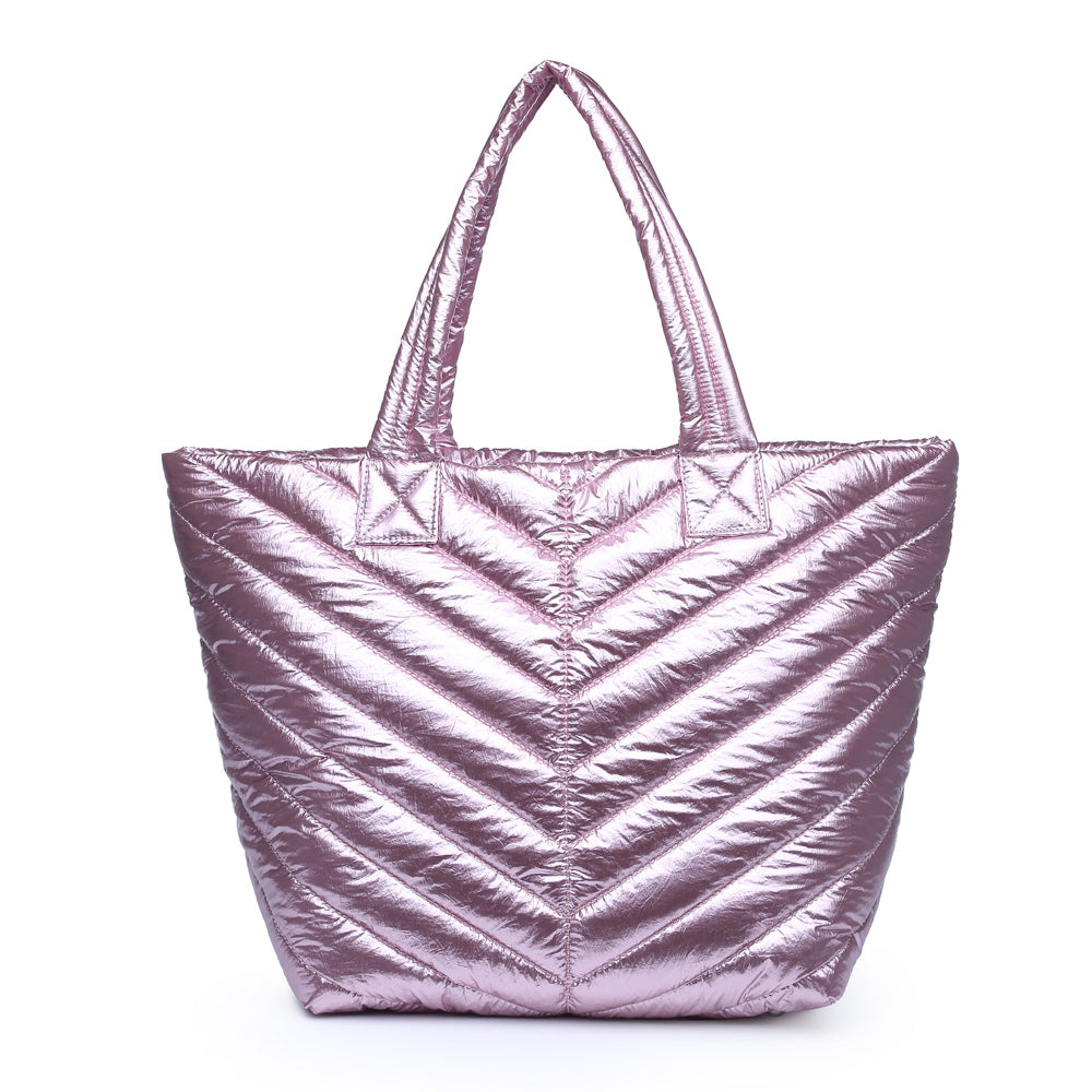 Product Image of Urban Expressions Kickoff Tote NA-840611162380 View 1 | Metallic Pink