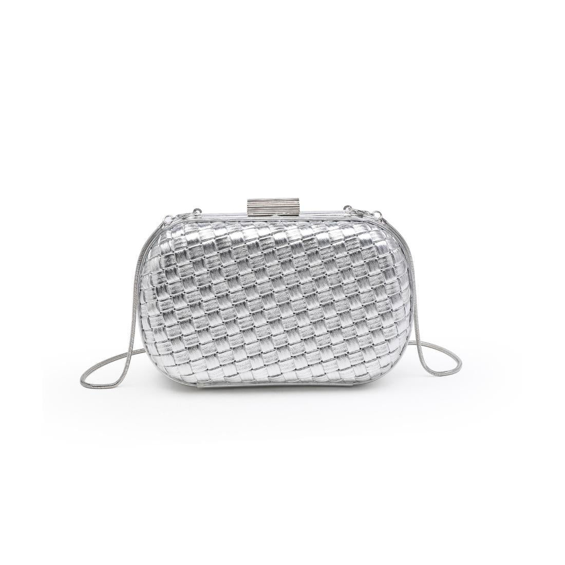 Urban Expressions Roslyn Evening Bag 840504209796 View 5 | Silver