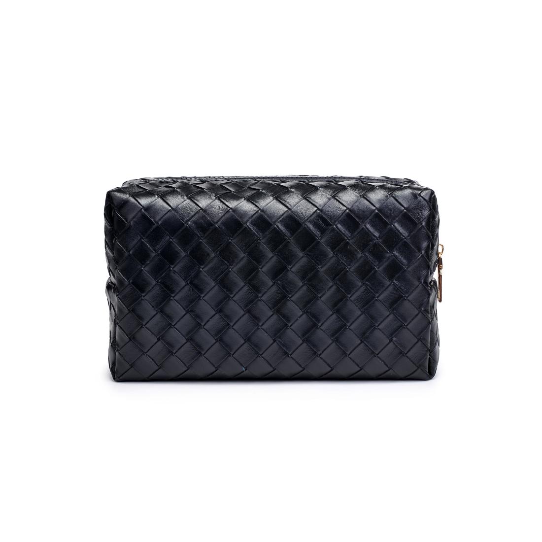 Urban Essentials Weave & Wander Cosmetic & Travel Organizer Pouch 840611197832 View 7 | Black