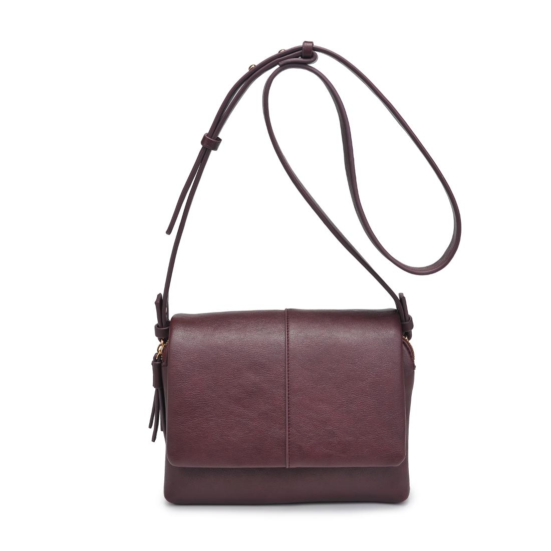 Urban Expressions Avonlea Luxe Crossbody 840504217357 View 1 | Burgundy