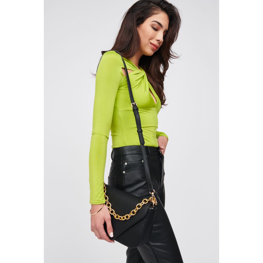Woman wearing Black Urban Expressions Rosamund Crossbody 818209019330 View 2 | Black
