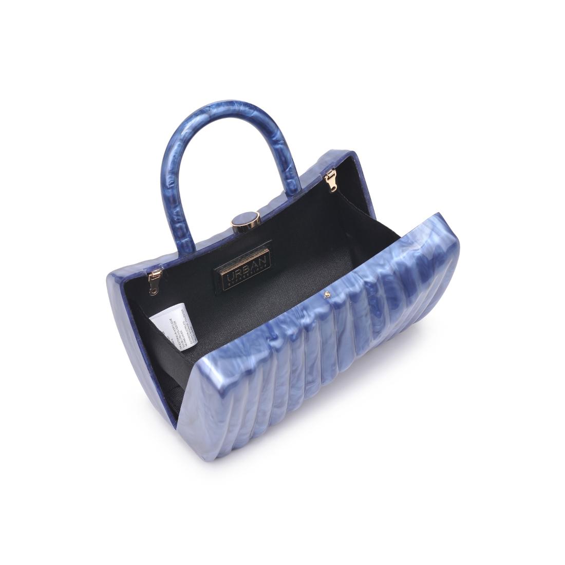 Woman wearing Navy Urban Expressions Julie Evening Bag 840611198709 View 9 | Navy