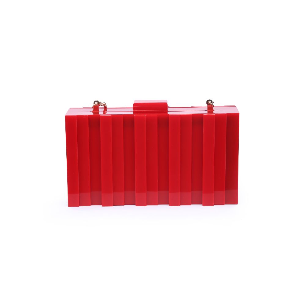 Product Image of Urban Expressions Leo Evening Bag 840611167828 View 3 | Red