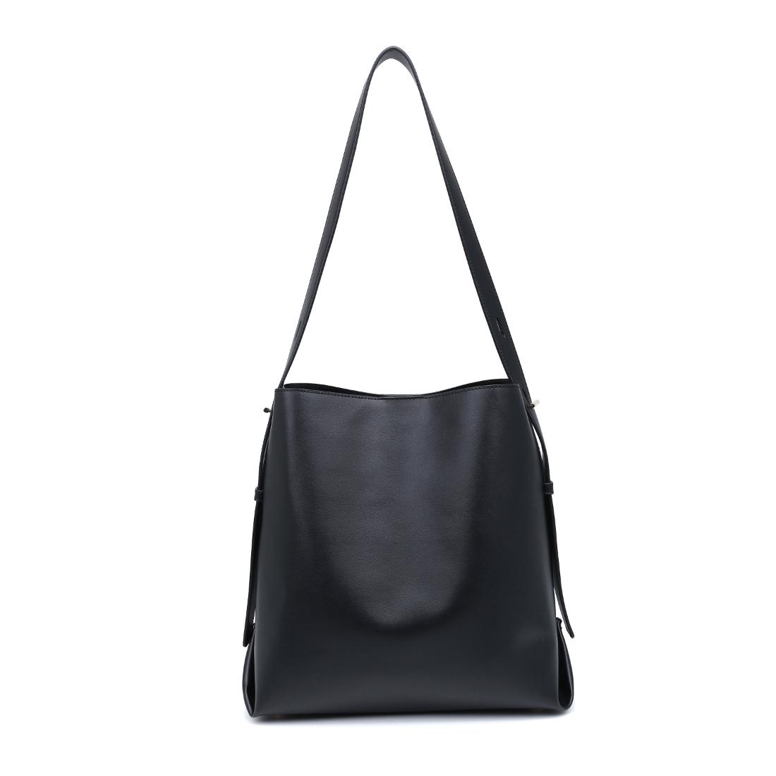 Woman wearing Black Urban Expressions Caroline Hobo 840504208331 View 7 | Black
