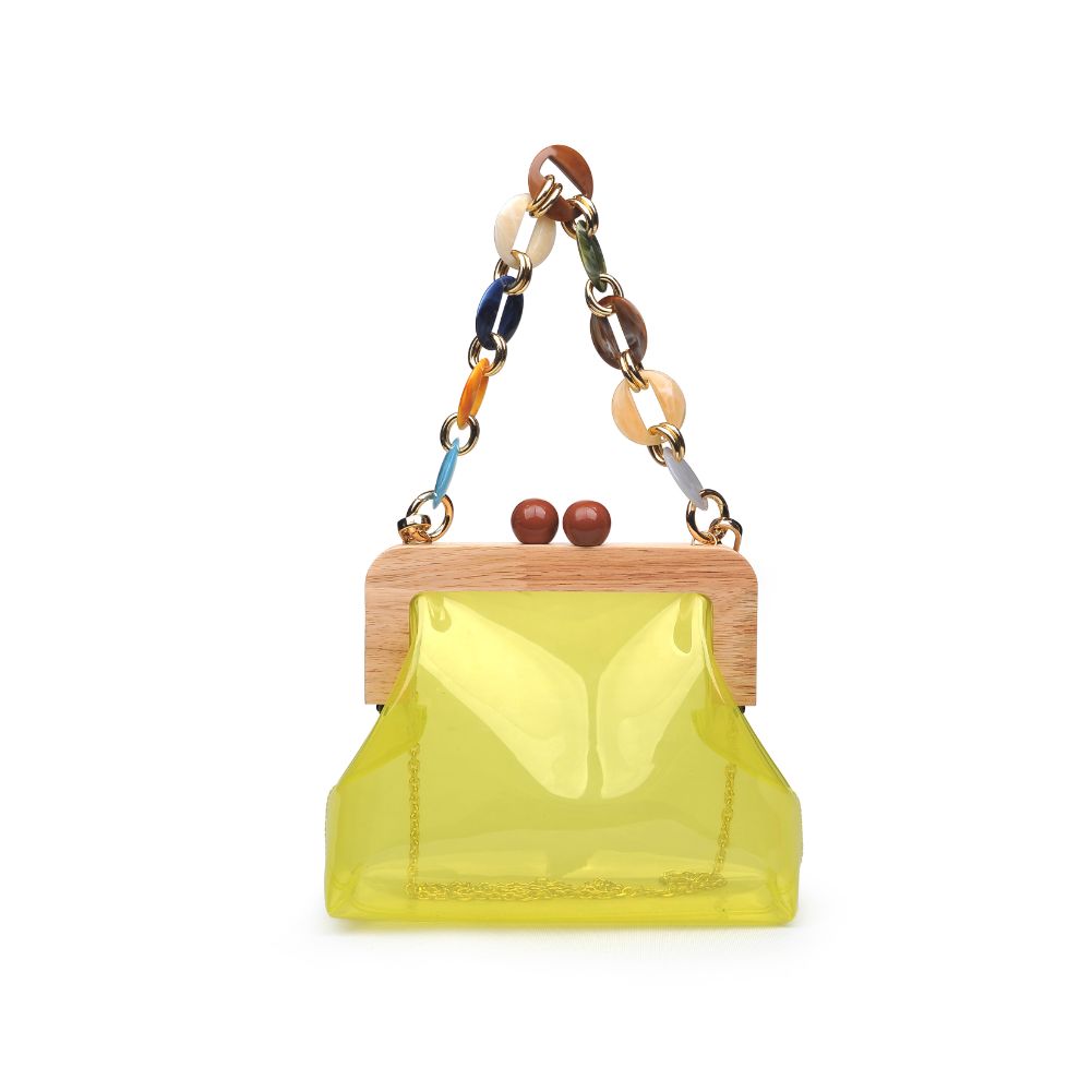 Product Image of Urban Expressions Kerry Clutch 840611170453 View 3 | Canary