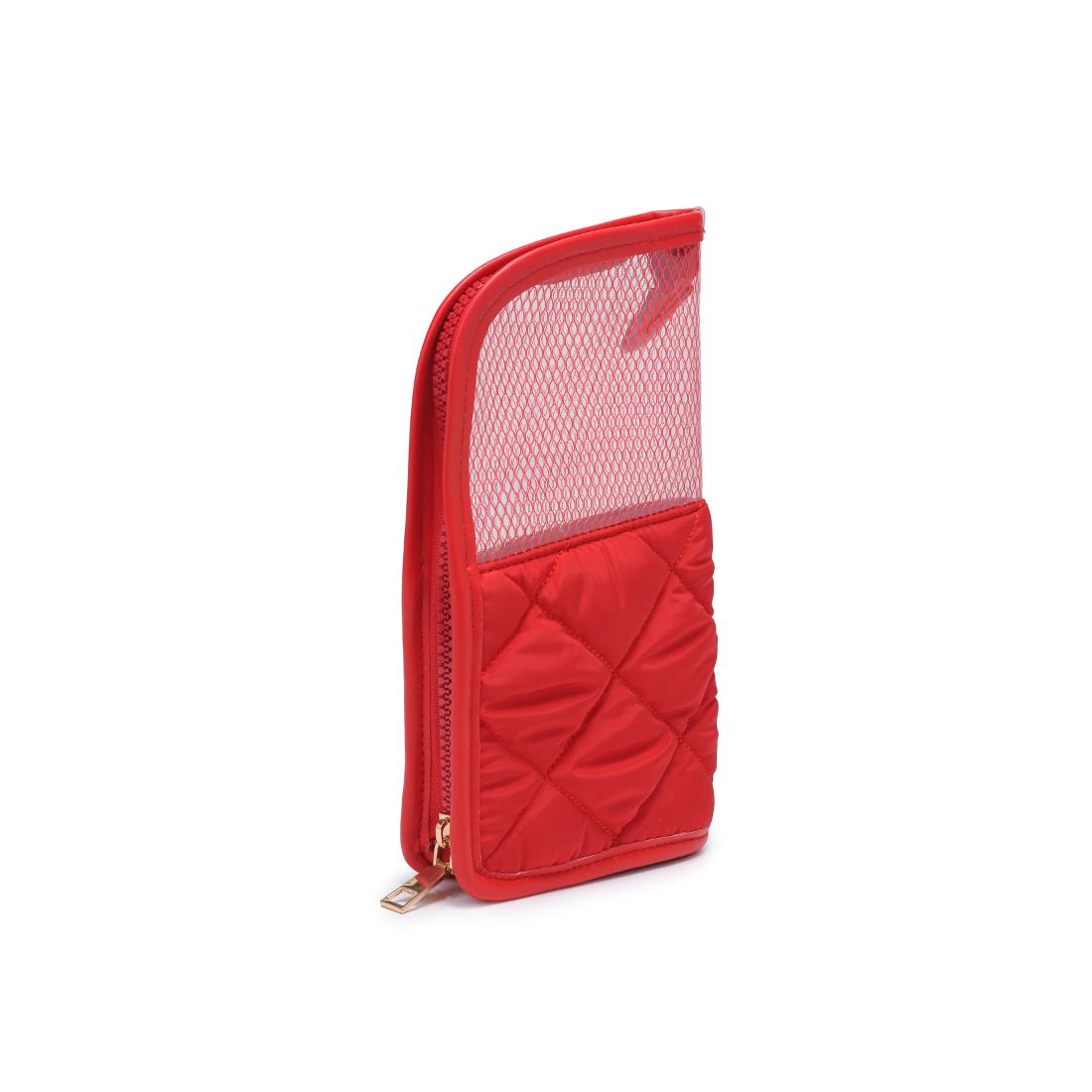 Urban Essentials Makeup MVP - Quilted Nylon Brush Holder 840504201165 View 6 | Red