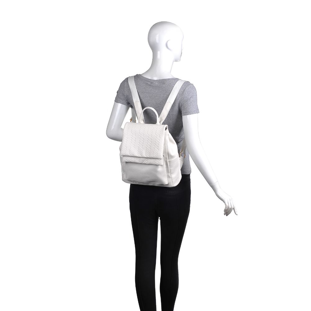Product Image of Urban Expressions Ronan Backpack 840611169693 View 5 | White