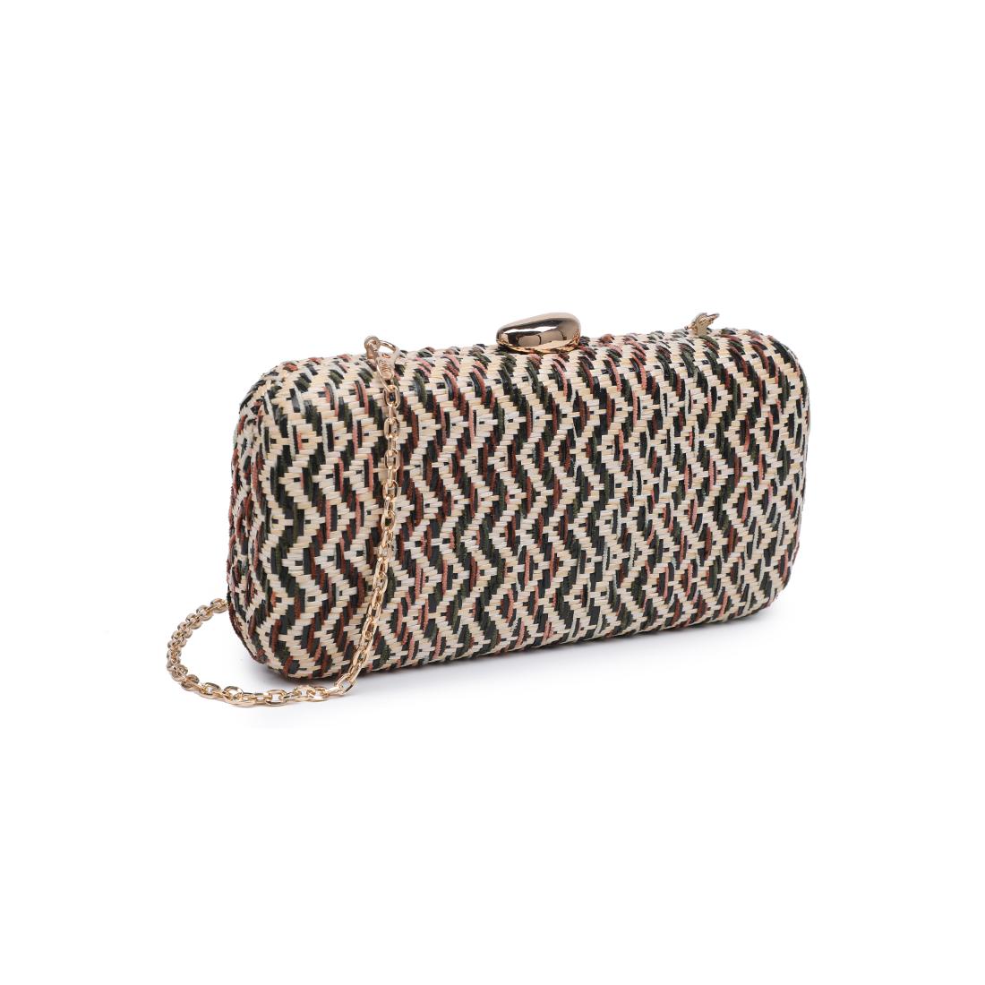 Woman wearing Green Multi Urban Expressions Valentina Evening Bag 840504206504 View 6 | Green Multi