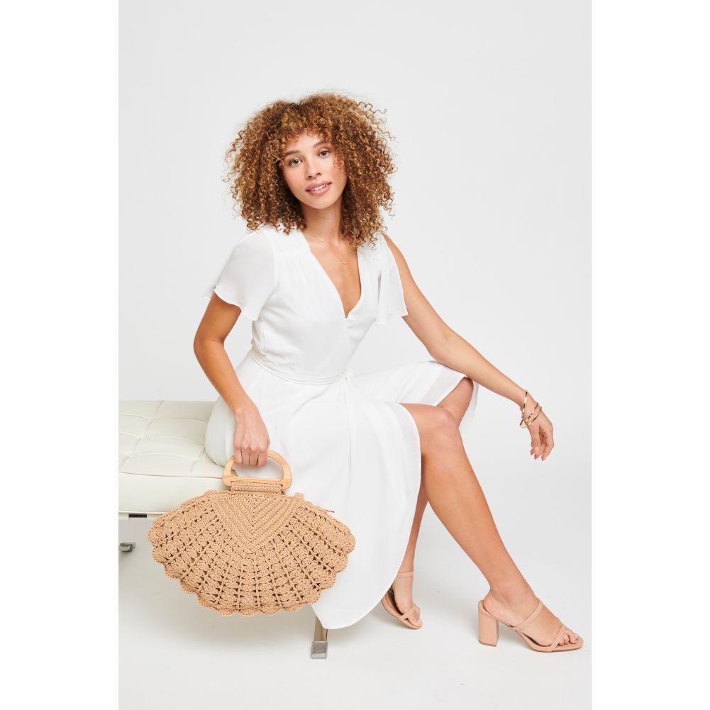 Woman wearing Natural Urban Expressions Seychelles Tote 840611181756 View 2 | Natural