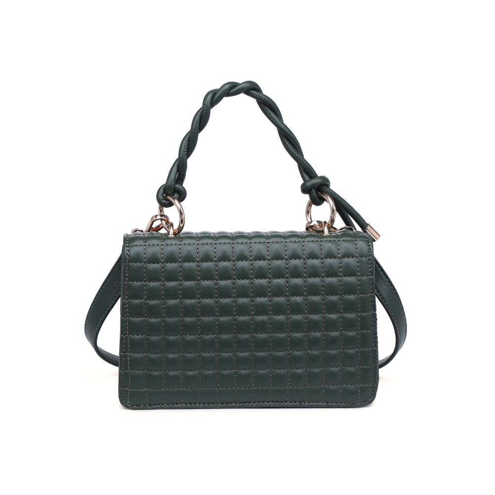 Woman wearing Hunter Green Urban Expressions Zoe Crossbody 840611115416 View 7 | Hunter Green
