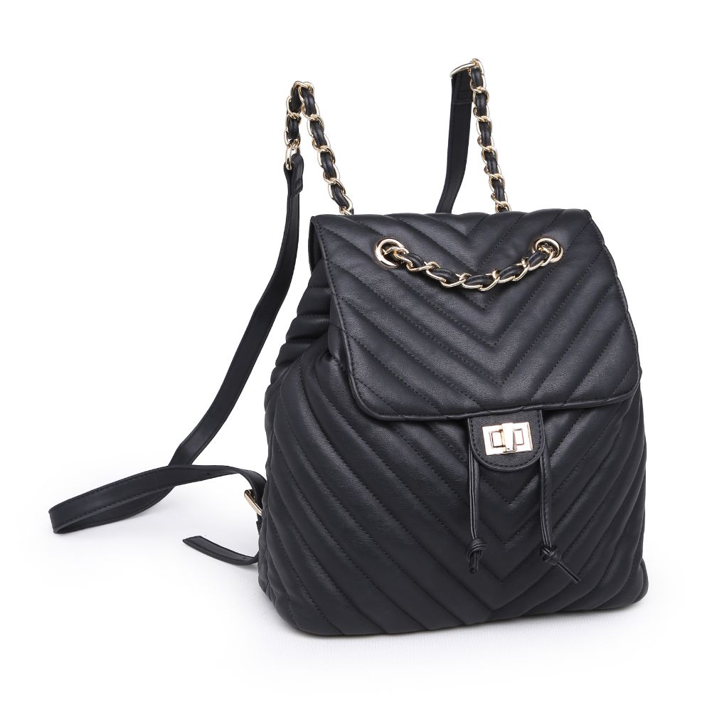 Woman wearing Black Urban Expressions Yessenia Backpack 840611167323 View 6 | Black