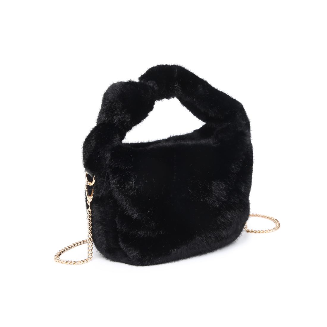 Product Image of Urban Expressions Monica - Faux Fur Crossbody 840611199522 View 6 | Black