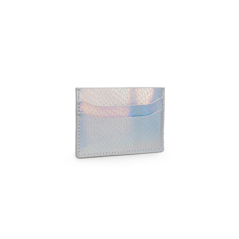 Woman wearing Silver Urban Expressions Dream - Metallic Card Holder NA-840611139573 View 6 | Silver