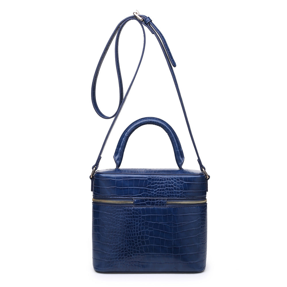 Product Image of Urban Expressions Rogue Croc Crossbody NA-840611155337 View 3 | Navy