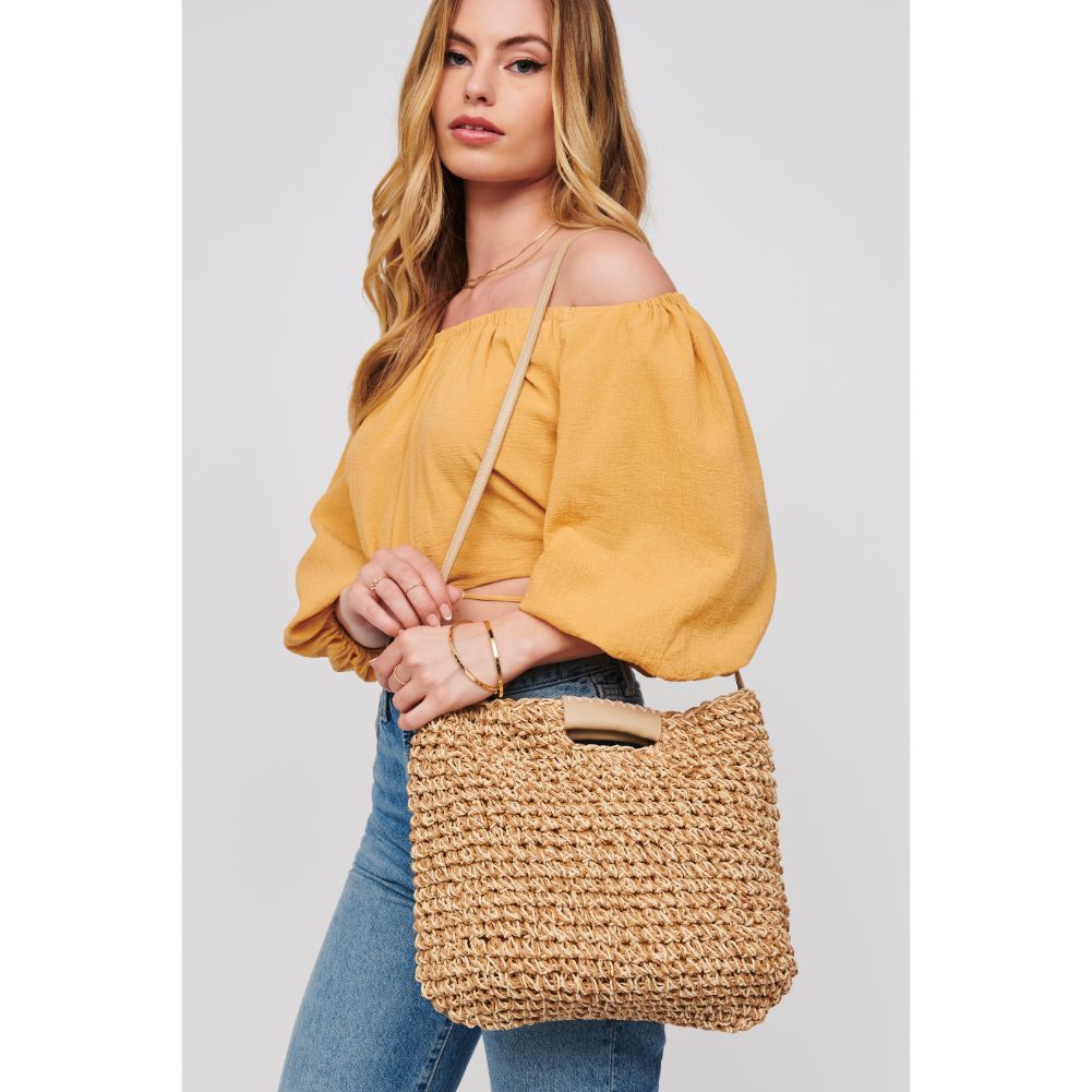 Woman wearing Natural Urban Expressions Southampton Crossbody 818209018685 View 2 | Natural