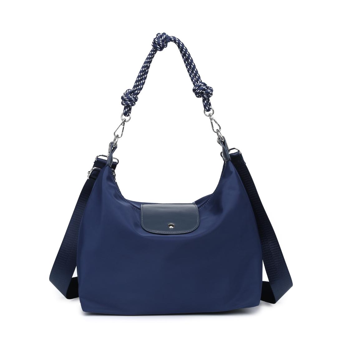 Woman wearing Navy Urban Expressions Nova Hobo 840504206085 View 5 | Navy