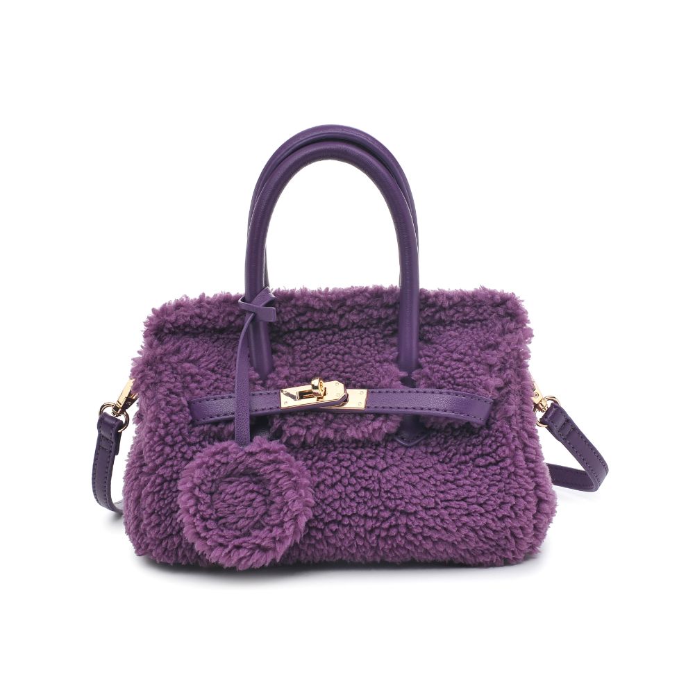Product Image of Urban Expressions Hyacinth Crossbody 840611102645 View 5 | Plum