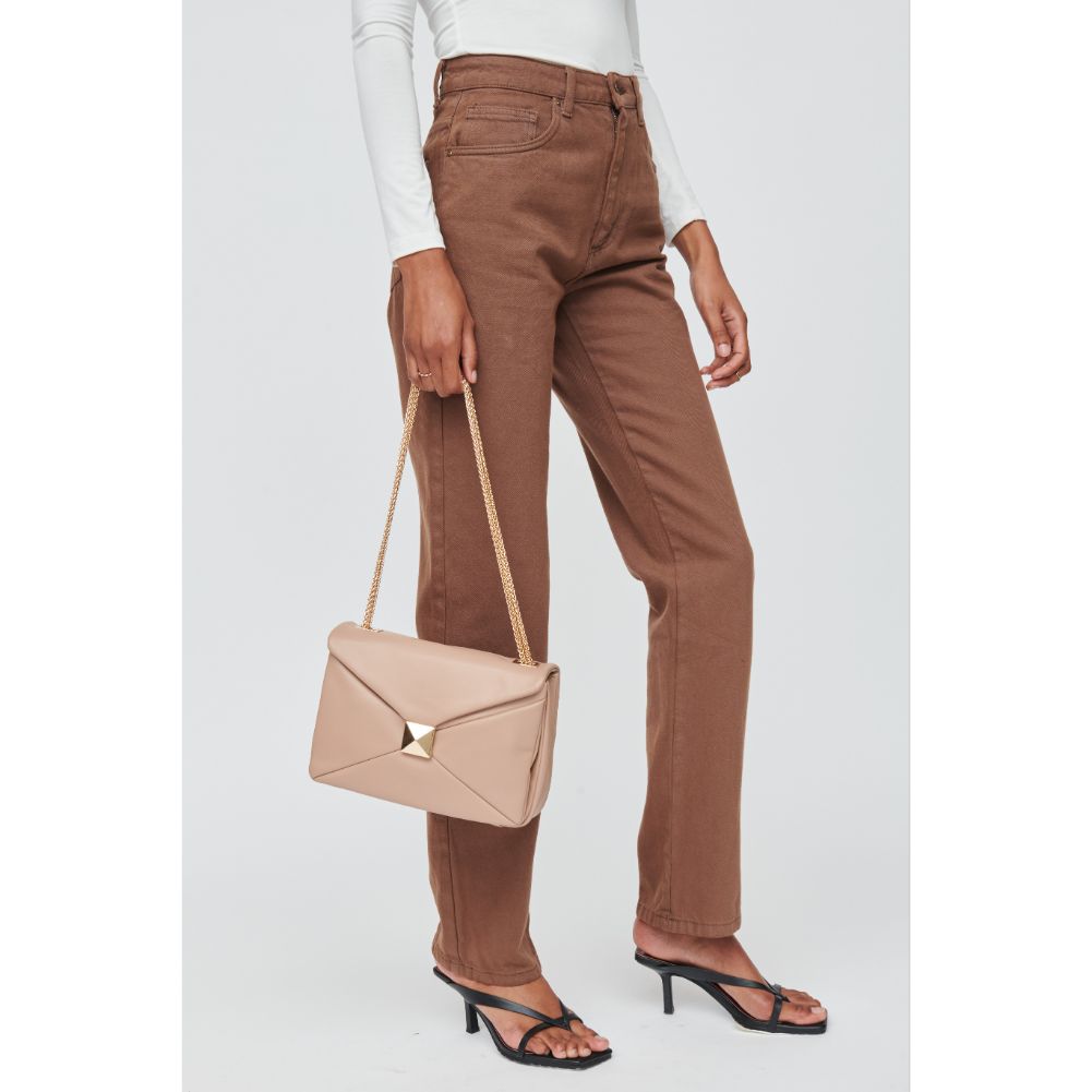 Woman wearing Natural Urban Expressions Ribbon Crossbody 840611102829 View 2 | Natural
