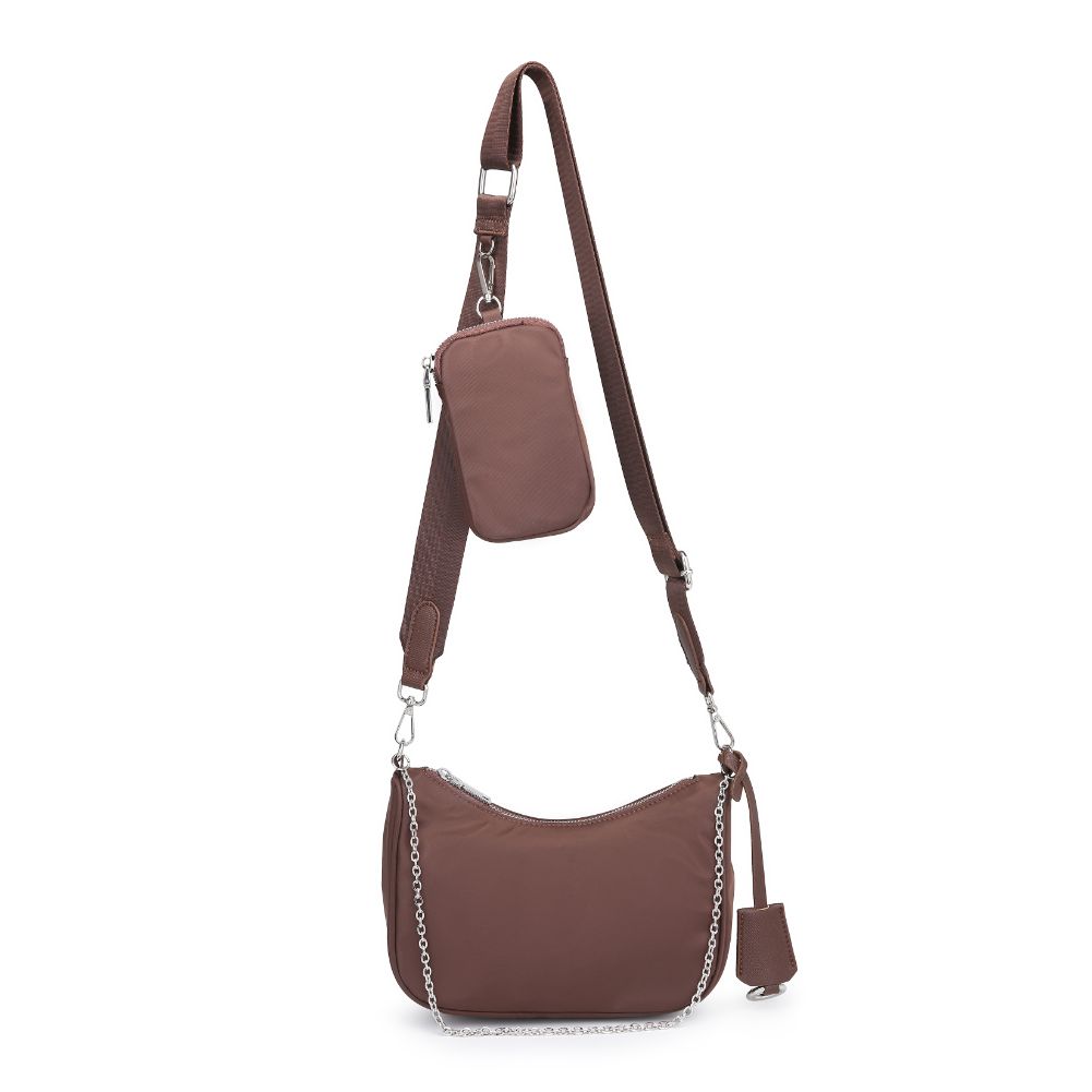 Product Image of Urban Expressions Joss - Nylon Crossbody 840611173225 View 5 | Chocolate