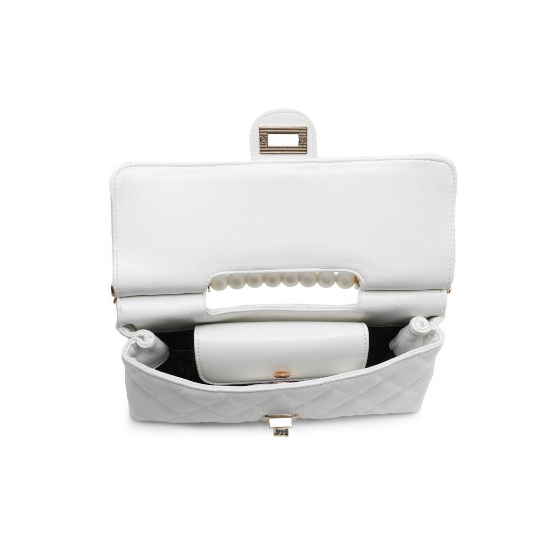 Woman wearing White Urban Expressions Winslet Crossbody 840504205934 View 9 | White