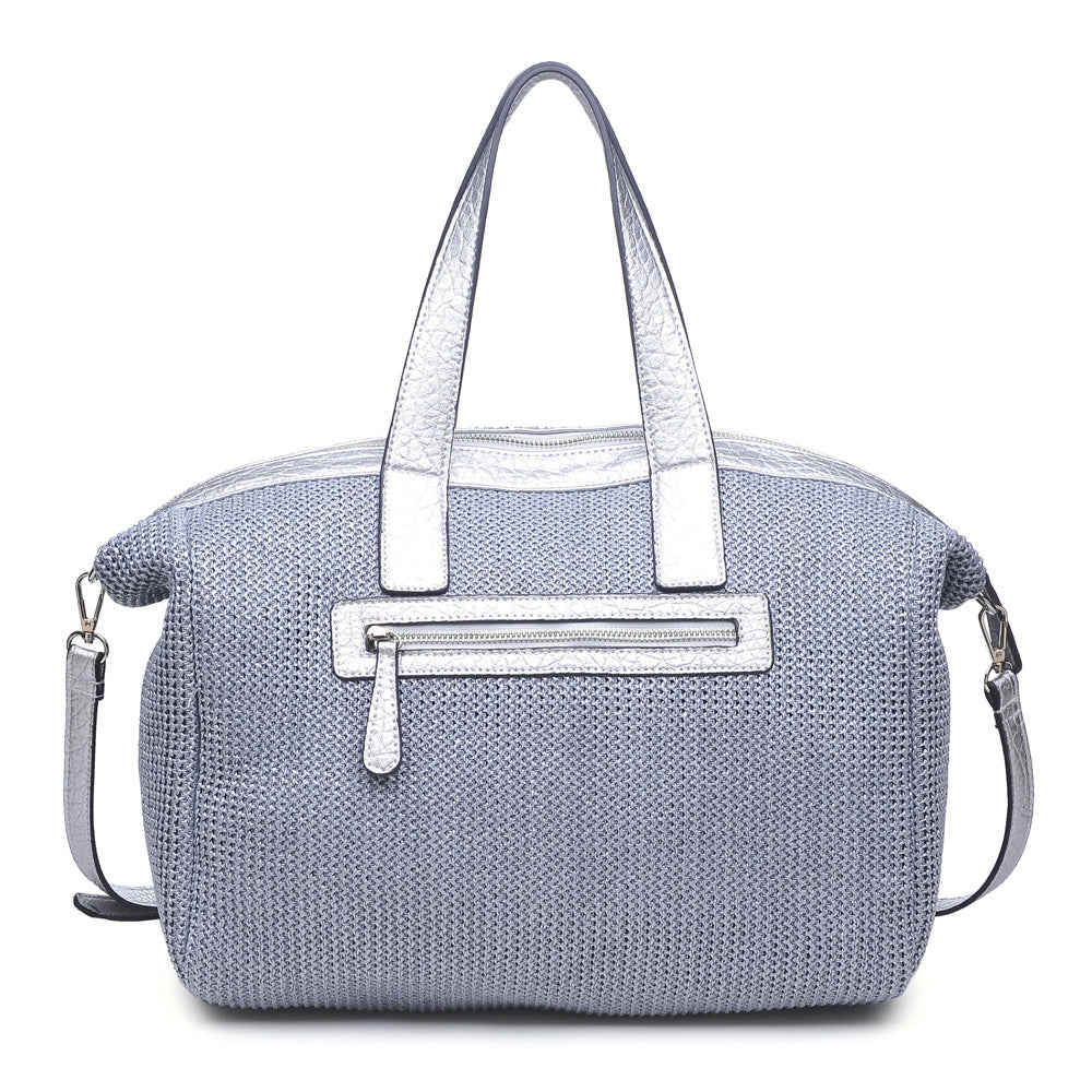 Product Image of Urban Expressions Scout Satchel NA-840611142559 View 3 | Silver