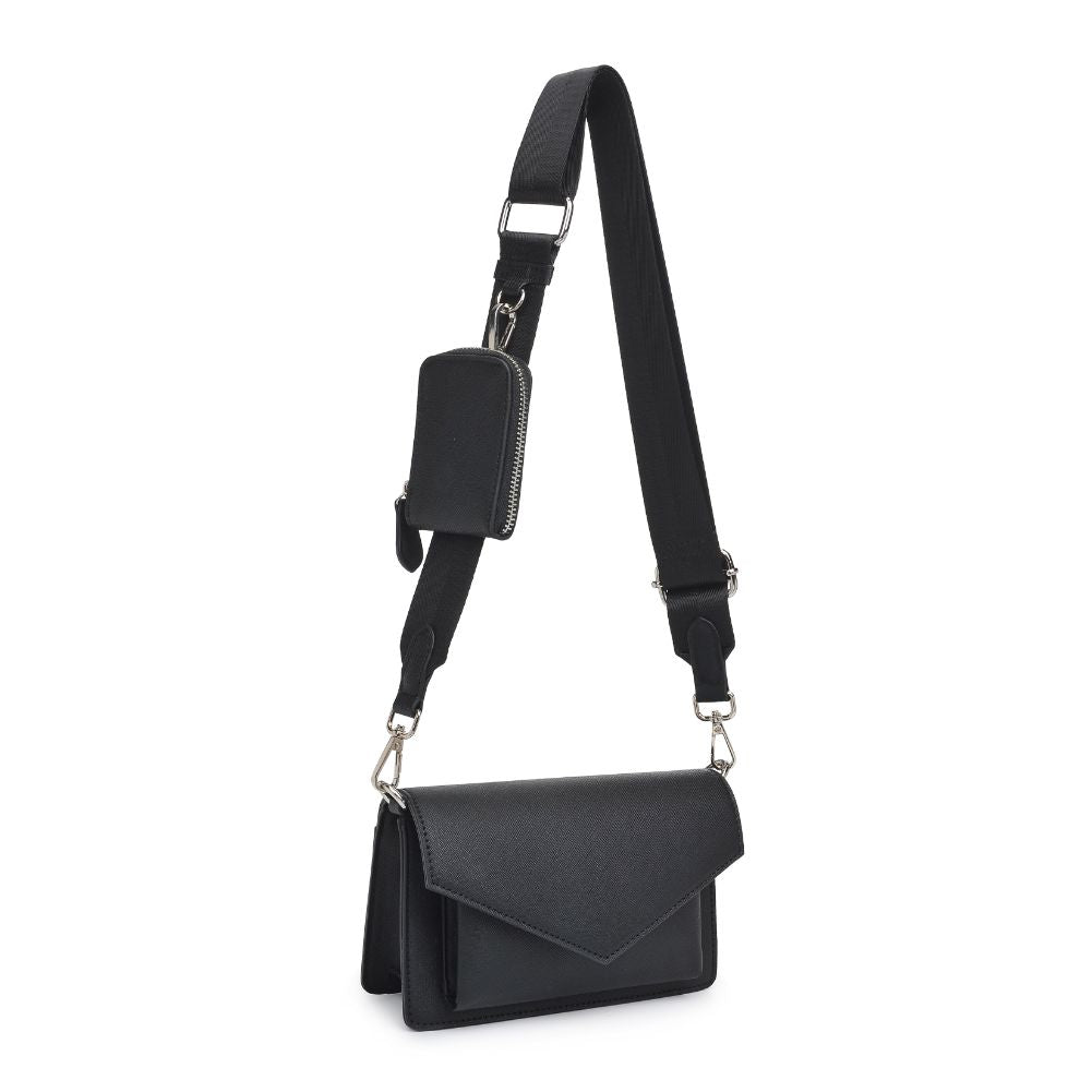 Product Image of Urban Expressions Fannie Crossbody 840611185402 View 6 | Black