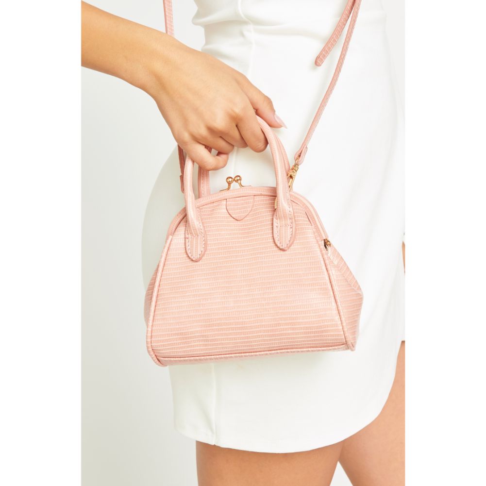 Woman wearing Peach Urban Expressions Elma Mini Bag 840611171436 View 2 | Peach