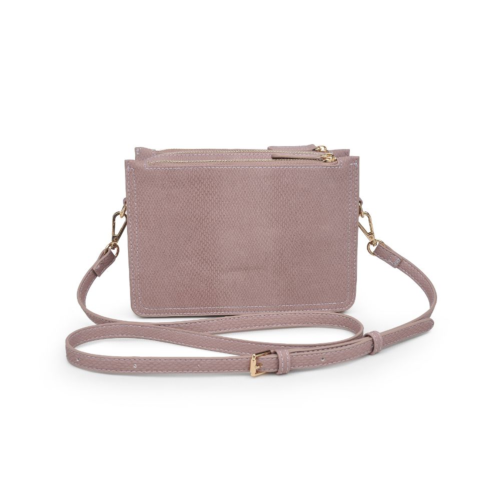Product Image of Urban Expressions Rayna Snake Crossbody NA-840611164025 View 3 | Mauve