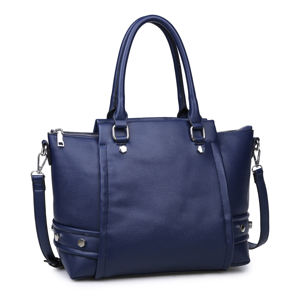 Product Image of Urban Expressions Frankie Satchel NA-840611149565 View 2 | Navy