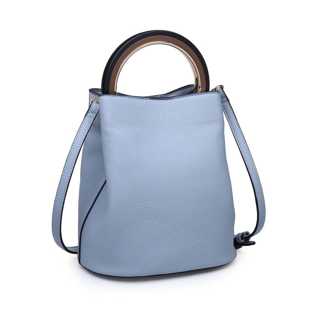 Woman wearing Denim Urban Expressions Bernadette Crossbody 840611145468 View 6 | Denim