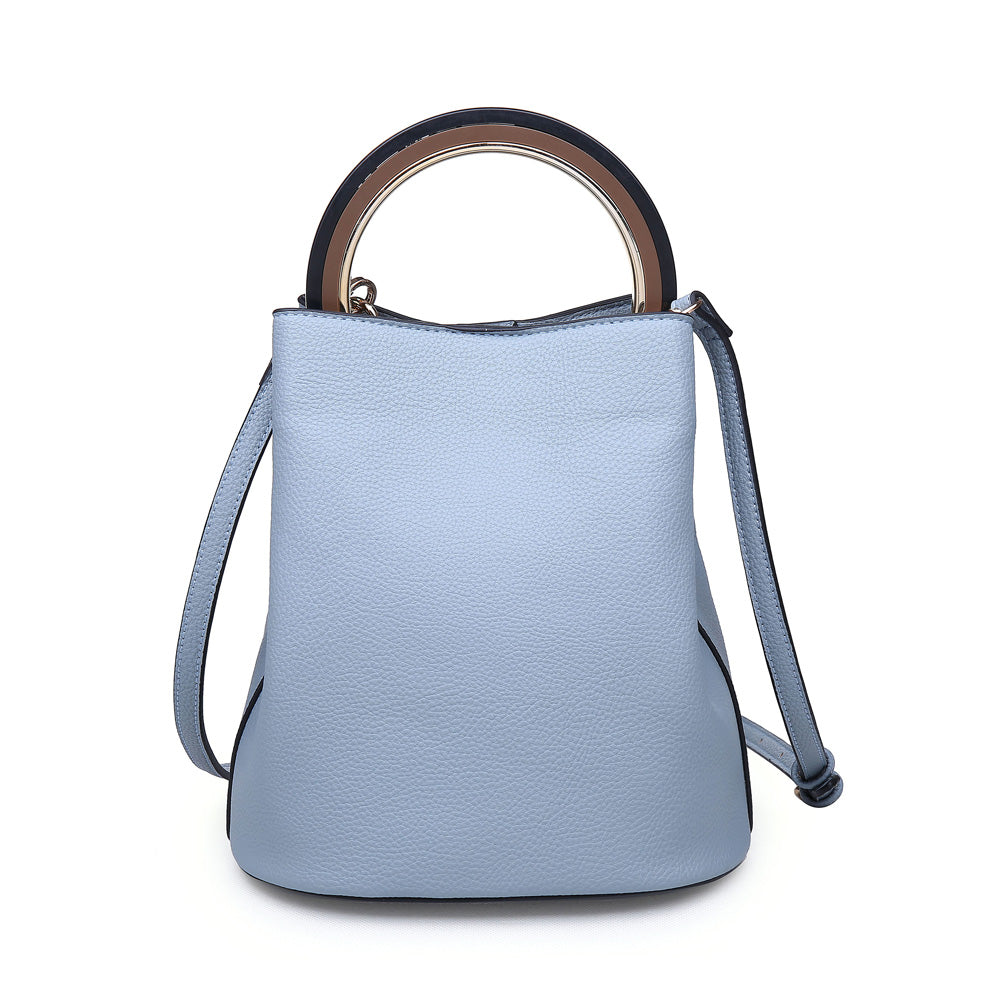 Woman wearing Denim Urban Expressions Bernadette Crossbody 840611145468 View 5 | Denim