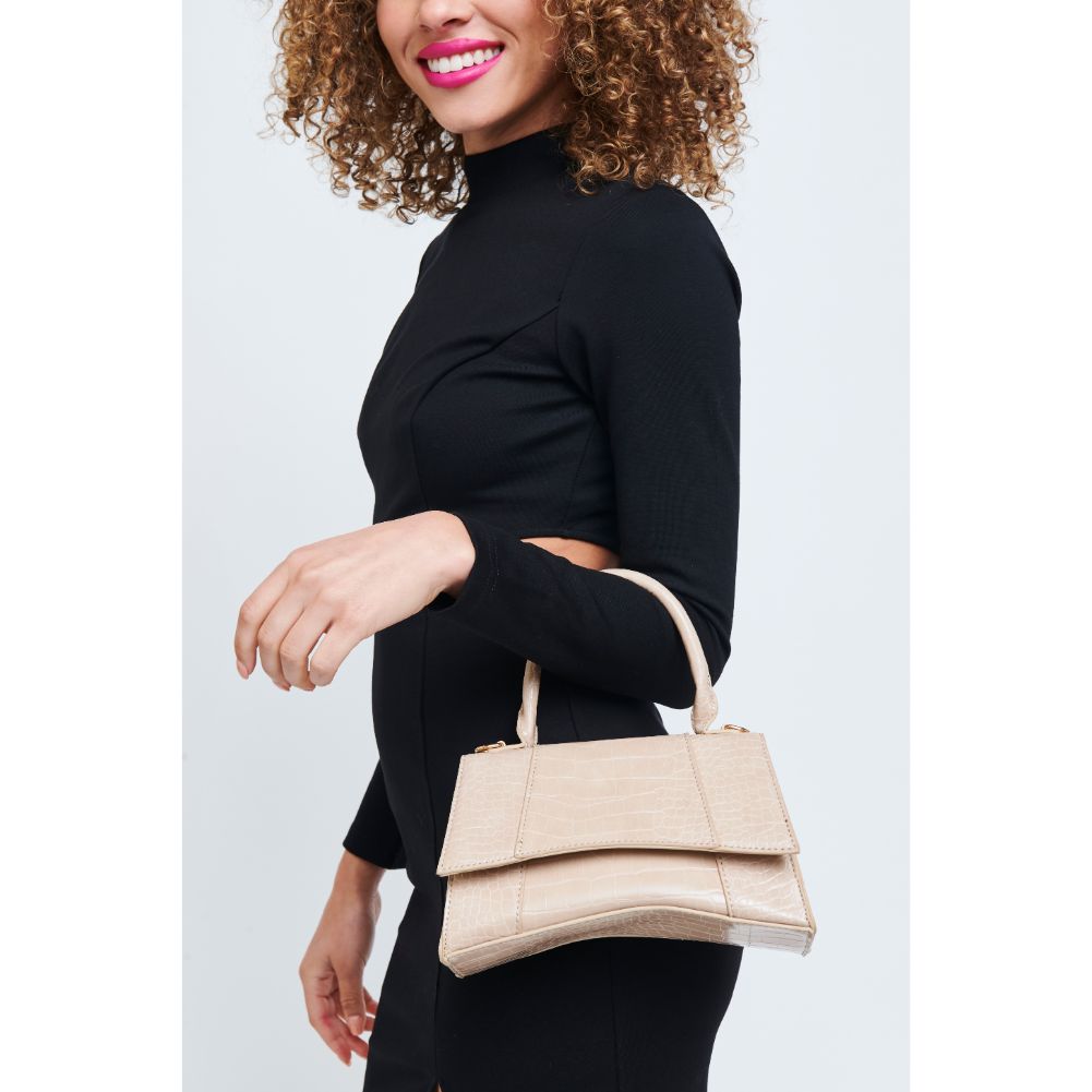 Woman wearing Natural Urban Expressions Lucas Crossbody 840611181039 View 3 | Natural