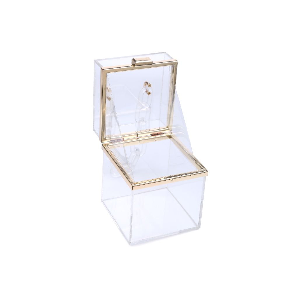 Product Image of Urban Expressions Cardi Evening Bag 840611167835 View 4 | Clear
