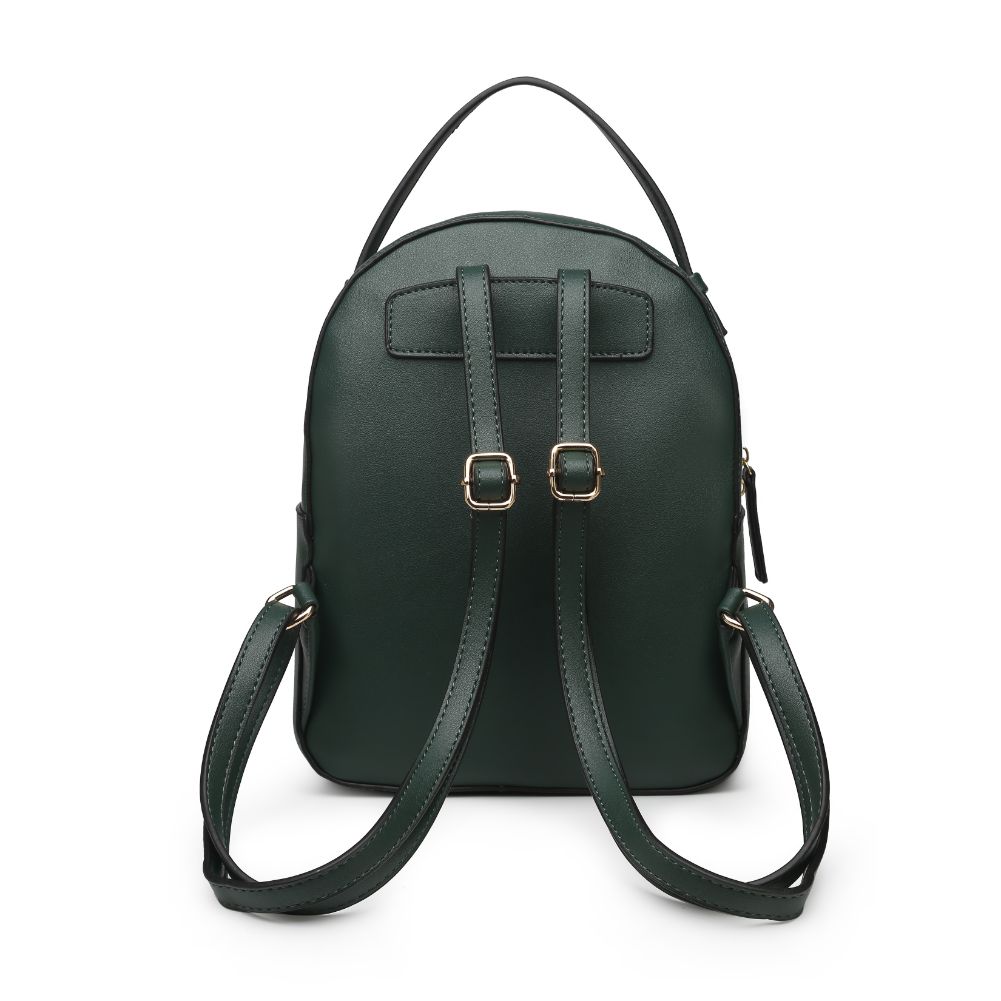 Product Image of Urban Expressions Gemma Backpack 840611165633 View 3 | Hunter Green