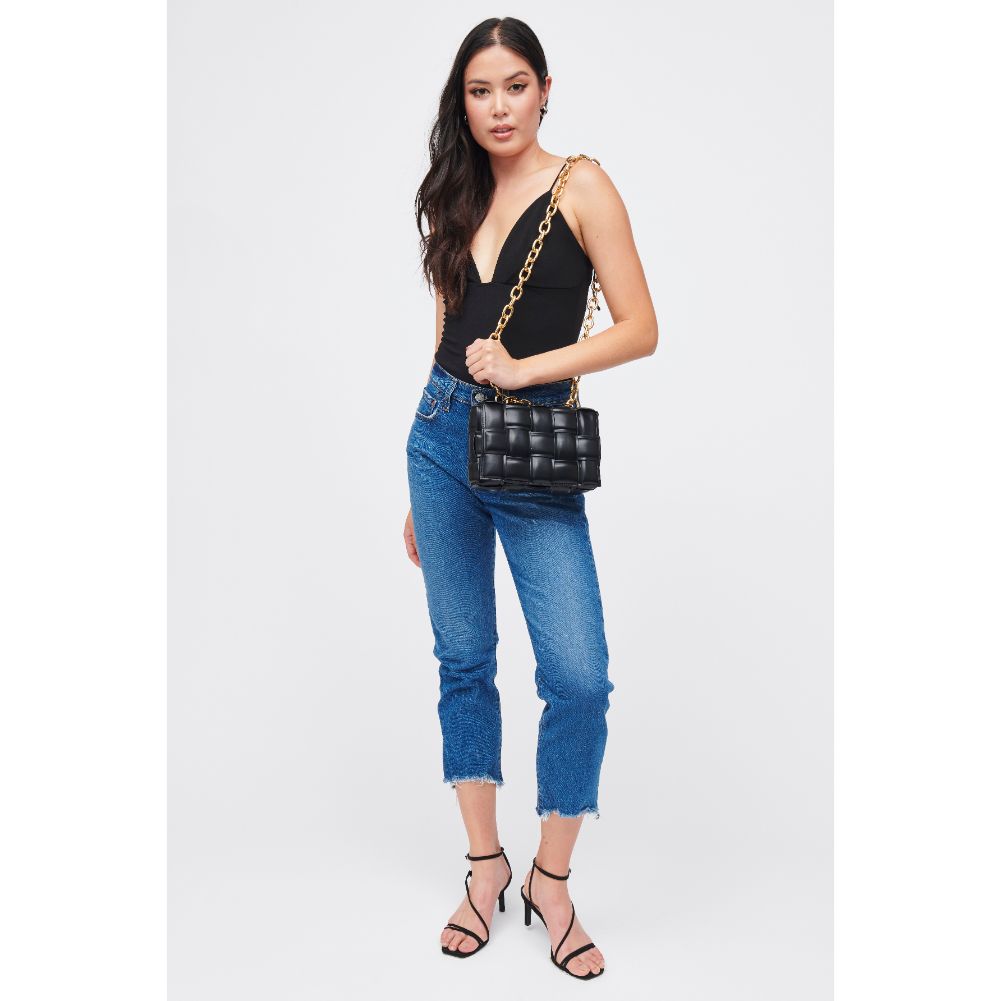 Woman wearing Black Urban Expressions Ines Crossbody 840611185440 View 4 | Black