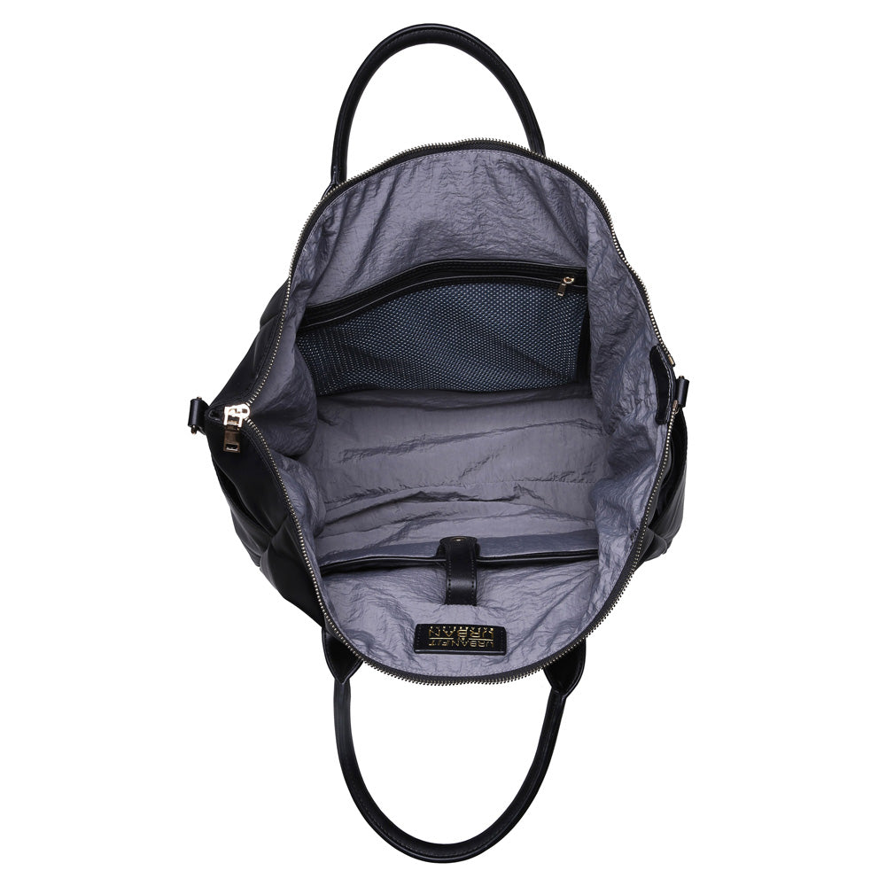 Product Image of Urban Expressions Leap Satchel 840611137982 View 4 | Black
